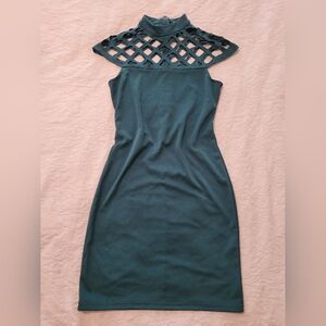 Elegant Teal Women's Dress